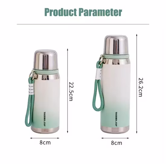 2022 Large Capacity 20 27 32 Oz Stainless Steel Thermos Portable Vacuum Flask Insulated Tumbler Water Bottle